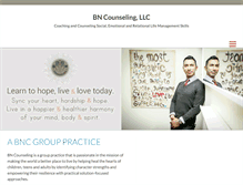 Tablet Screenshot of bncounseling.com